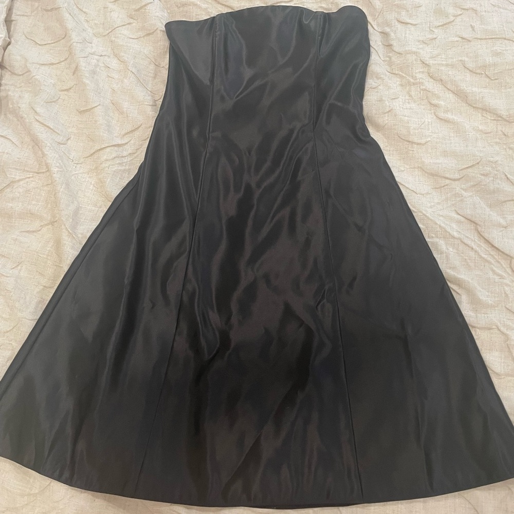 Jessica McClintock Black Strapless Dress- Bridal Collection Size 10
